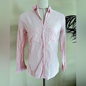 Victorias Secret Soft Pink Button-Up Shirt | Size XS